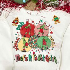 Vintage Grinch Christmas Oohh Aahh Sweatshirt