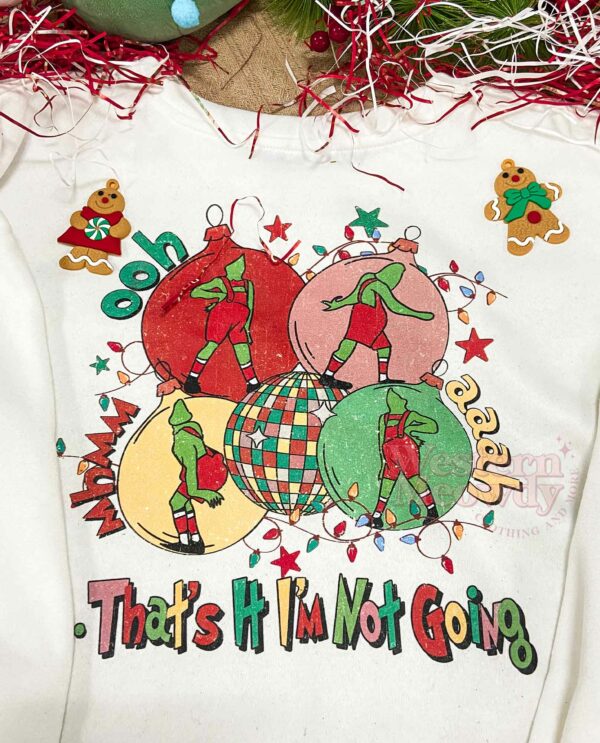 Vintage Grinch Christmas Oohh Aahh Sweatshirt
