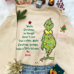 Funny Grinch Christmas Tree Sweatshirt