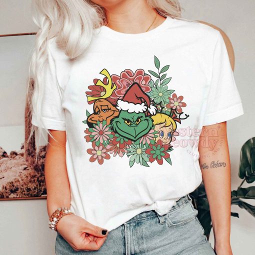Grinch And Friend Faces Sweatshirt