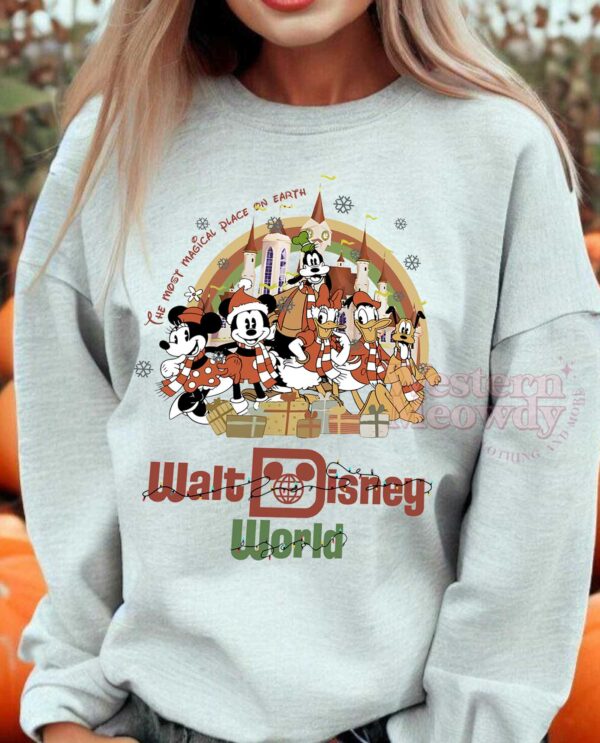 Walt Disney World Mickey Merry Christmas Sweatshirt