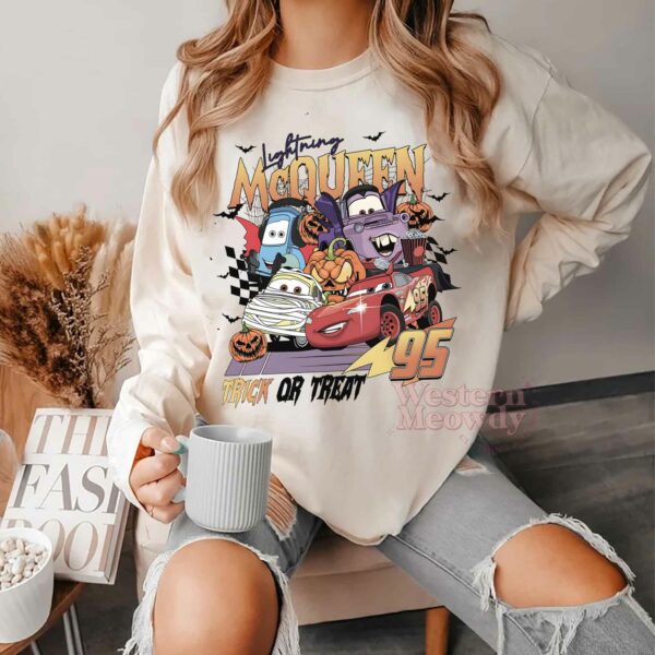 MC QUEEN Cars Trick or Treat Shirt