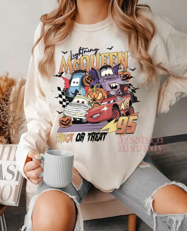 MC QUEEN Cars Trick or Treat Shirt