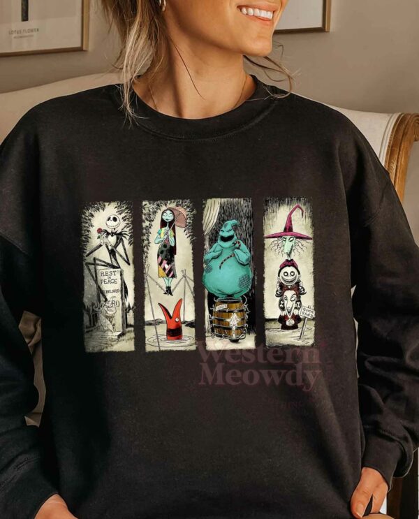 Sally Jack And Friends The Nightmare Before Christmas Shirt