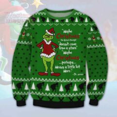 Grinch Dr. Seuss Ugly Sweatshirt