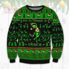 Grinch Patronus Ugly Sweatshirt