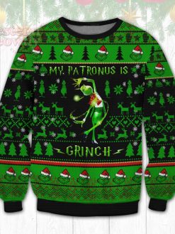 Grinch Patronus Ugly Sweatshirt