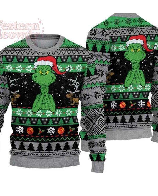 Thr Grinch Ugly Christmas Sweatshirt