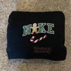 Gingerbread Christmas Embroidered Sweatshirt