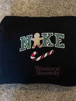 Gingerbread Christmas Embroidered Sweatshirt