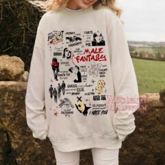 Billie Eilish Male Fantasy Lyric Shirt