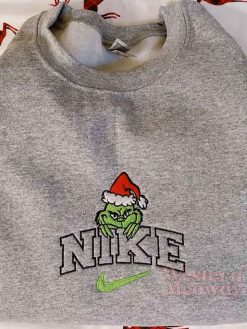Grinchmas Christmas Embroidered Sweatshirt