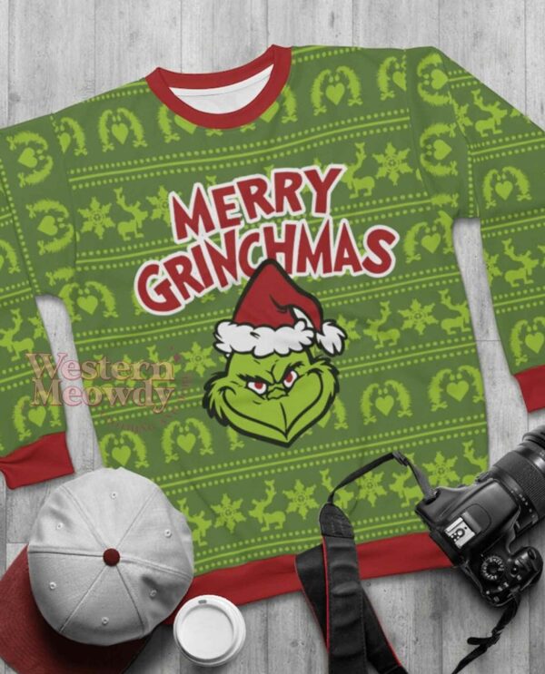 Merry Grinchmas Christmas Ugly Sweatshirt