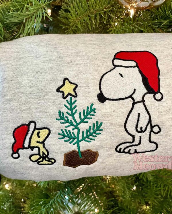 Snoopy and Woodstock Peanuts Charlie Brown Christmas Sweater