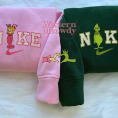 Cindy Lou And Grinch Couple Christmas Sweatshirt