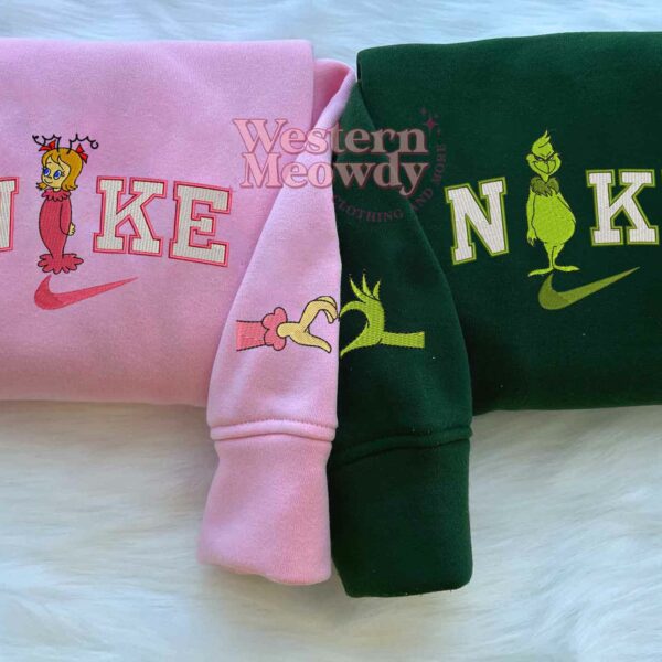 Cindy Lou And Grinch Couple Christmas Sweatshirt
