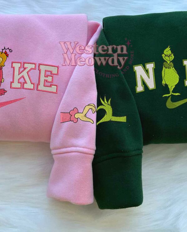 Cindy Lou And Grinch Couple Christmas Sweatshirt