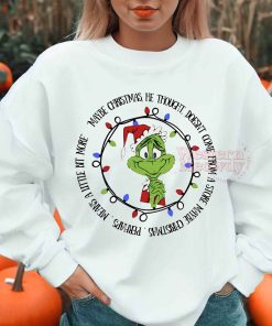 Cute Grinch Cartoon Christmas Sweatshirt