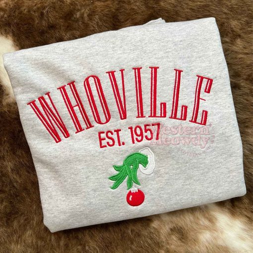 Grinch Whoville University Est 1957 Sweatshirt