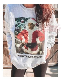 Grinch Holiday Hoobie Whatty Christmas Sweatshirt