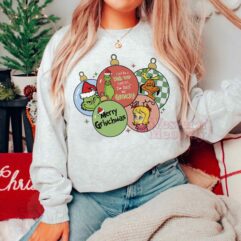 Grinch with Friends Christmas Ball Shirt