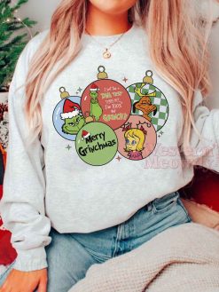 Grinch with Friends Christmas Ball Shirt