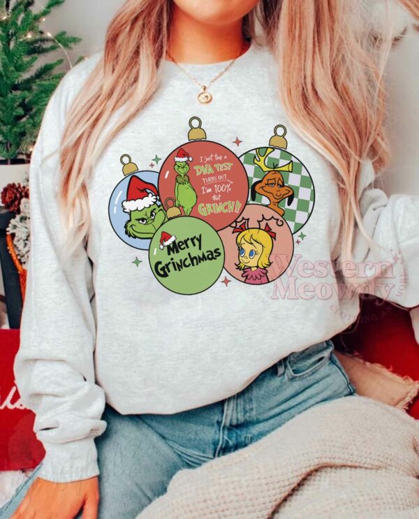 Grinch with Friends Christmas Ball Shirt