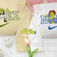 Shrek and Princess Fiona Couple Sweatshirt
