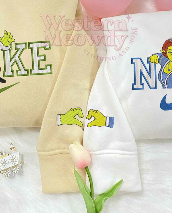 Shrek and Princess Fiona Couple Sweatshirt