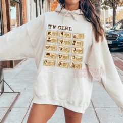 TV Girl Tickets with Song Names Shirt