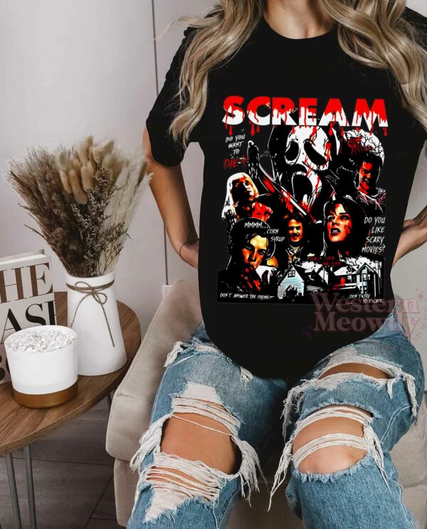 Thriller Characters Scream Sweatshirt