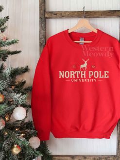 North Pole Est 1824 University Sweatshirt