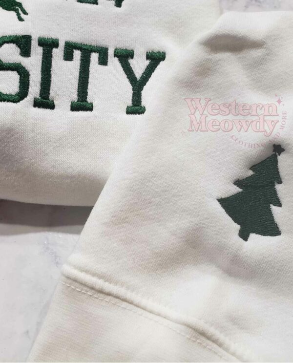 North Pole University Est 1824 Embroidered Sweatshirt