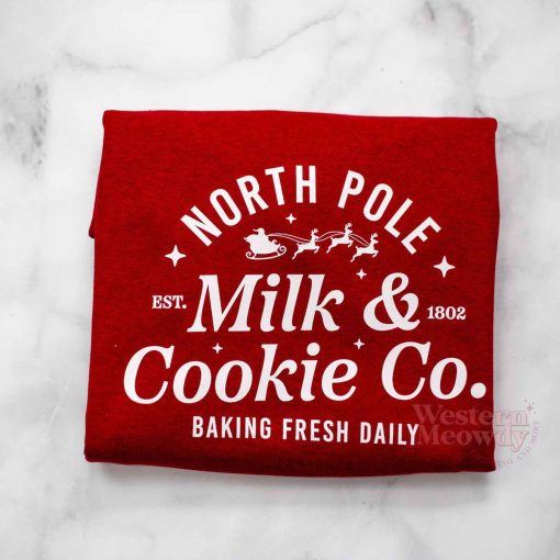 North Pole Milk & Cookie Co Christmas Sweatshirt