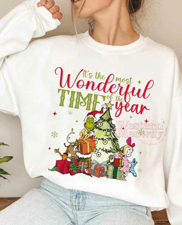 Grinch It’s The Most Beautiful Time Of The Year Sweatshirt
