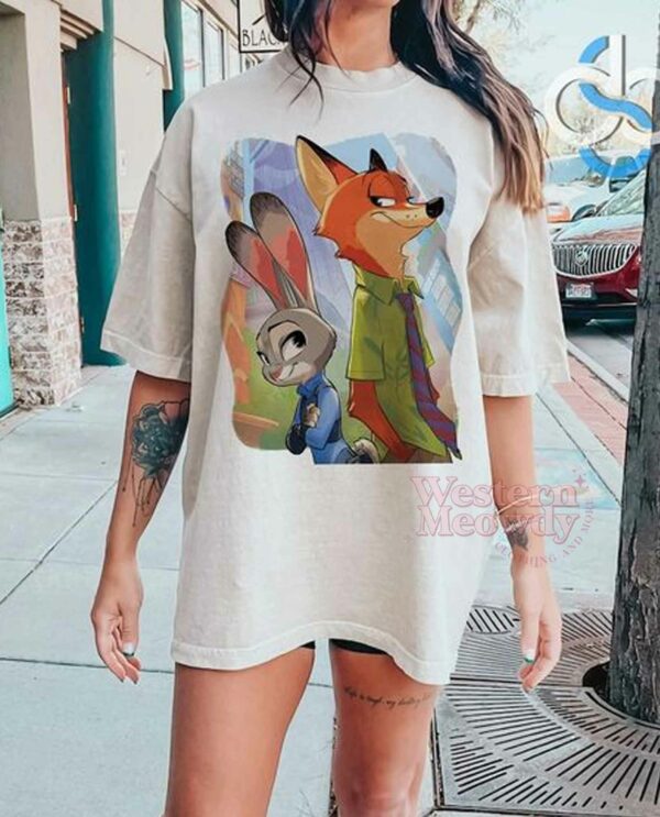 Zootopia Judy and Nick Disney Shirt
