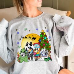 Bluey Family Christmas Sweatshirt Bluey Family Christmas Sweatshirt