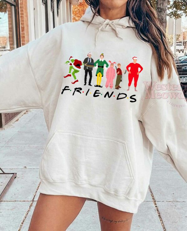 Grinch ELF Christmas Movie Characters Sweatshirt