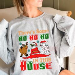 Funny Santa Ho Ho Ho In This House Sweatshirt