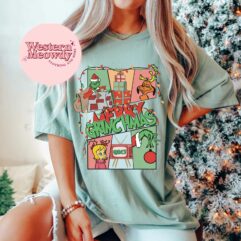 Vintage Grinch Christmas Sweatshirt Vintage Grinch Christmas Sweatshirt