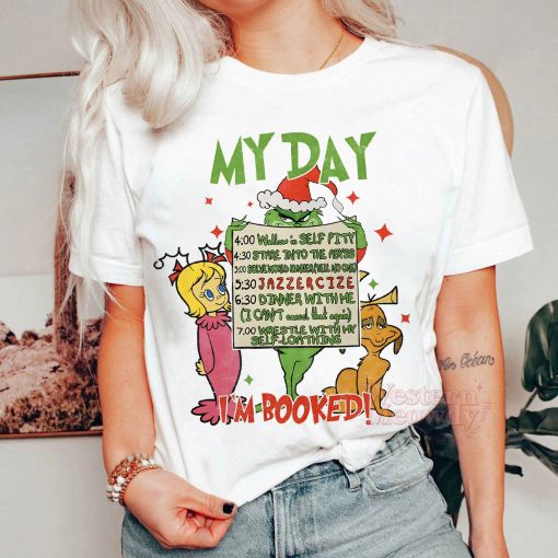 Grinch With Friends I’m Booked Christmas Sweatshirt