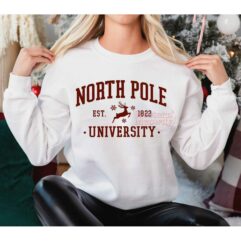 North Pole University Est 1822 Christmas Sweatshirt