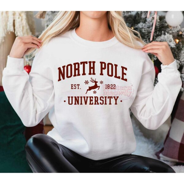 North Pole University Est 1822 Christmas Sweatshirt