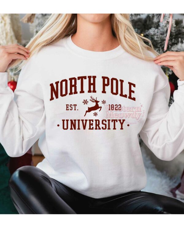 North Pole University Est 1822 Christmas Sweatshirt