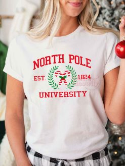 Christmas North Pole University Candy Est 1824 Sweatshirt