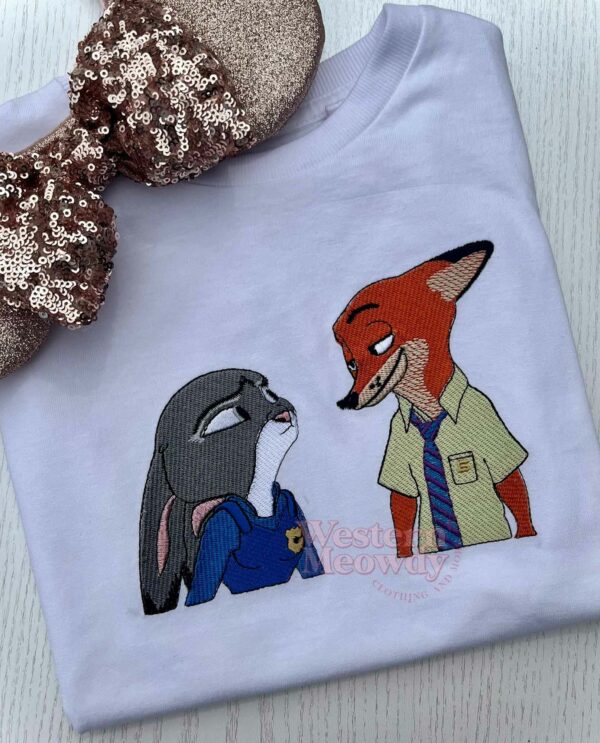 Zootopia Judy Hopps And Nick Wilde Sweatshirt Zootopia Judy Hopps And Nick Wilde Sweatshirt