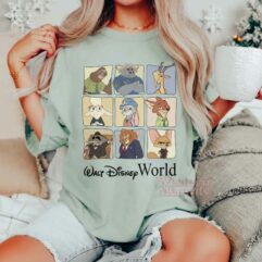 Zootopia Characters Disney Shirt