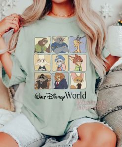 Zootopia Characters Disney Shirt