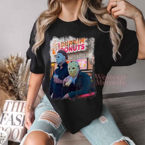 Michael Myers Jason Voorhees Halloween Killers Funny Shirt