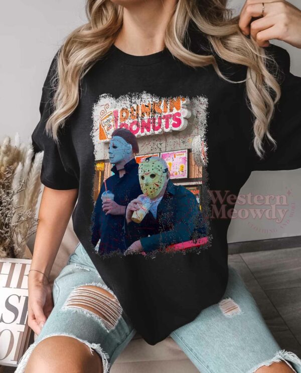 Michael Myers Jason Voorhees Halloween Killers Funny Shirt